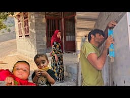 Nomadic Life 🧱 Mahmoud Lays Ceramics & Azam Cooks Eggplant Stew 🍆🔥 | A Day of Work, Flavor & Love ❤️