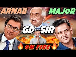 INDIA IS ANGRY🔥🔥Indian Media Vs Pakistani Fight Ft Arnab Goswami & Major Gaurav Arya GD Bakshi Sir