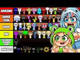 Making The PERFECT SPRUNKI Tier List In Roblox