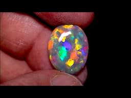 LIVE Cutting a Gem Crystal Opal Starting  at 17 Carats $40,000 Value