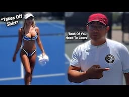 Woman Gets CONFRONTED For Taking Off Her Clothes