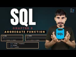 Aggregate Function in SQL | SUM, MIN, AVG, MAX, COUNT in SQL | SQL Complete Course 2025