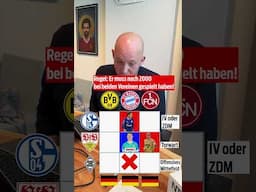 Fußball TicTacToe: Stammplatz-Podcast | André vs. Flo #shorts