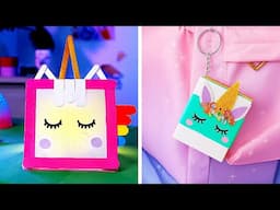 🦄 AKSESORIS UNICORN MUDAH BUAT SENDIRI 💕🎨 Kerajinan & Trik Menyenangkan