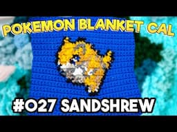 How to Crochet Sandshrew | POKEMON BLANKET CAL
