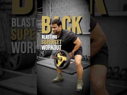 Back Blasting Superset Workout #shorts