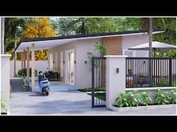 Simple and Beautiful House Design | 7m x 10m | Rural house design with a small family