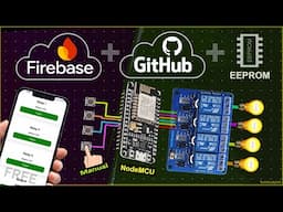 ESP8266 Firebase IoT Home Automation | Realtime Relay Control with Web Dashboard + Manual Switch