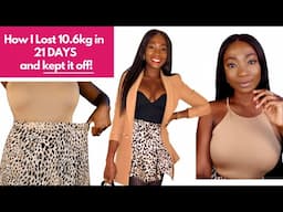 HOW I MAINTAINED MY WEIGHT LOSS AFTER WATER FASTING [ + 21 day water fast before and after pictures]