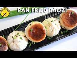 CHICKEN PAN FRIED BAOZI - JUICY AND CRISPY |  CHICKEN DUMPLINGS | BAOZI RECIPE