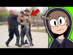 HE PUNCHED A COP
