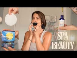 Testing Viral Spa Beauty Treatments - Mouth Tape, Flaxseed Gel, Slugging and MORE!