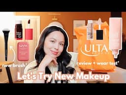 NEW e.l.f Halo Glow Skin Tint SPF 50, tinted mineral sunscreen, Sheer For It Blush Lip + Cheek Tint