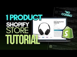 SHOPIFY HACKS TO CREATE A HIGH-Converting 1 PRODUCT Website | Homepage & Menu Editing Tips