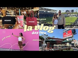 my first time in LA! (day 2) | melrose, the grove, hailey bieber smoothie, doughbrik’s, el tráfico