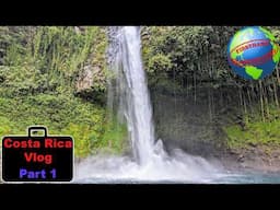 Costa Rica travel vlog Part 1 - Waterfalls, La Fortuna, jungles, monkeys, and more!