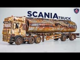 Restoration Forgotten Scania Oil Tanker | Restoration and Rebuild Old Shell Tank