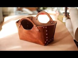 Fancy Rolled Leather Handles the EASY Way!