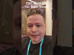 Checking in at ESET World 2025! Las Vegas, let's do this! 🔥 #ESETWorld #Cybersecurity #ESETWorld2025