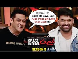 The Great Indian Kapil Show S3 | Salman Khan Unfiltered Divorce Joke On The Great Indian Kapil Show