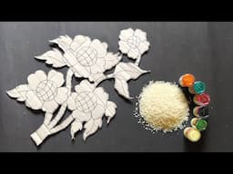 Unique Wall Hanging Craft Idea | Best Out of Waste Cardboard and Rice | Home Decoration ideas