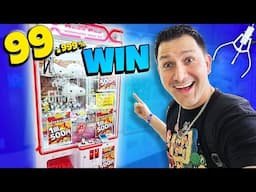 There is a 99.999% chance of Winning on this Claw Machine!