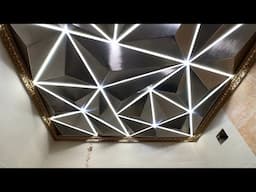 Как мы установили LED потолок из нержавеющей стали в туалетной комнате. Невероятный Дизайн потолка