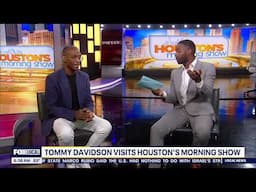 Tommy Davidson stops by Houston's FOX 26 for one-on-one with anchor DaLaun Dillard