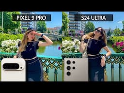 Pixel 9 Pro VS Galaxy S24 Ultra *Camera Comparison* ⚡ Best Camera Phone Under 90000?