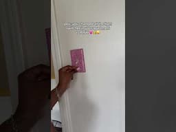 Pink Light Switches 💓 #apartment #pink