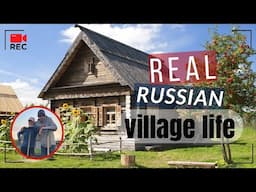 "Village Life in Russia 🇷🇺 | Ozon Pickup, Grandma’s Tea Invite & Helping the Community🌳 "