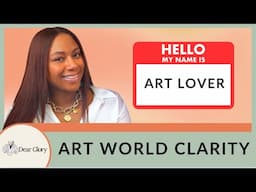 Anchor yourself in the art world. Strategy starts with identity.