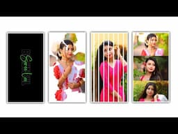 🔥 Trending Saree Lo Lyrics Video Editing in Telugu | Alight Motion Tutorial | Photo Shake Effect