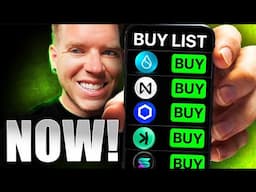 5 Altcoins I'm BUYING Before The Next Bitcoin Pump!
