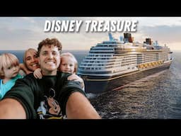We Boarded the Disney Treasure (BRAND NEW DISNEY CRUISE SHIP)