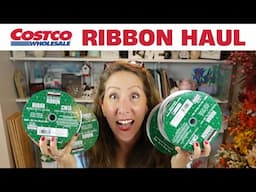 COSTCO HOLIDAY RIBBON HAUL | COSTCO RIBBON FOR CHRISTMAS IN JULY 2024