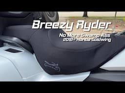 An Upgrade For The 2018+ Honda Goldwing Motorcycle Seat from Breezy Ryder