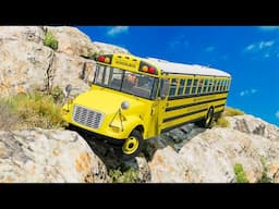 Cars vs Cliff Roads #89 - BeamNG DRIVE | SmashChan