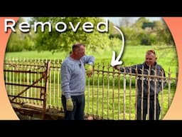 WHY WE Removed The GARDEN Iron Work!!