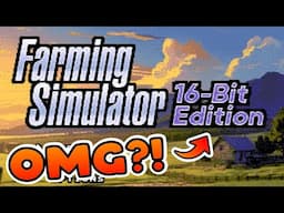 This was unexpected. First Look at Farming Simulator 16-Bit Edition... for Sega Genesis.