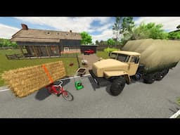 Starting Our Farm with $0 and a Bike | Farming Simulator 25 | Back in my Day 1