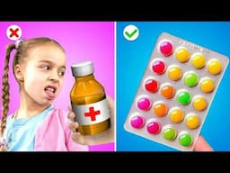 Girl vs Bad Doctor - Survival Hacks || Genius Parenting Hacks & Funny Situations