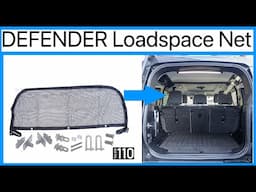 Land Rover Defender L663 - 110 Cargo Net / Load Space Divide / Dog Guard Install and Demo