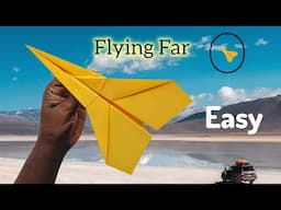 Easy Paper Plane that fly far | Paper Rocket making #paperrocket #paperplane
