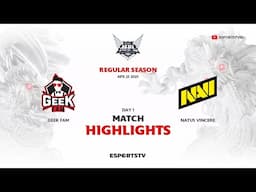Geek Fam ID vs Natus Vincere HIGHLIGHTS MPL ID S15 | NAVI VS GEEK ESPORTSTV