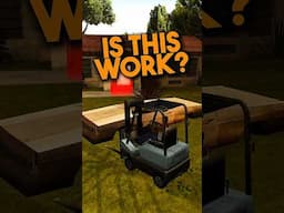 Forklift Can Lift A Wrecked Car In GTA Sanandres #gta #gtamyths