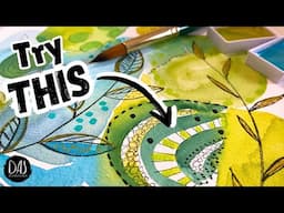 Use Your Kuretake Paints to Create this Gorgeous Abstract Watercolor Painting with me