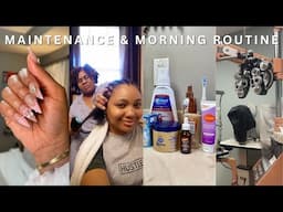 Maintenance & Morning Routine: Body Care, Beauty Favorites, New Nails, Vision Exam & Productivity