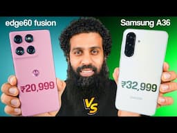 motorola edge60 fusion vs Samsung A36 5G Full Comparison | Best Smartphone Under ₹25,000?