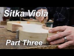 Sitka Viola Part 3: Back and Level